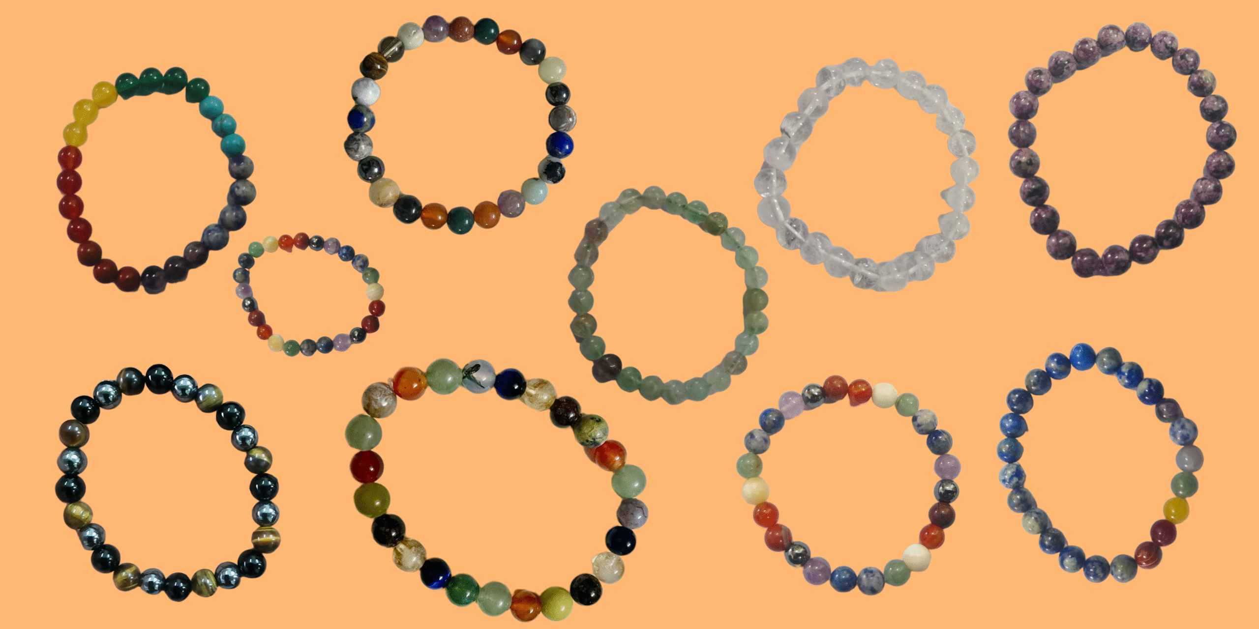Different Crystals and Stones